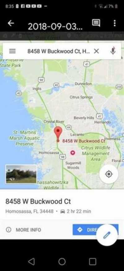 Residential Land For Sale in Homosassa, Florida