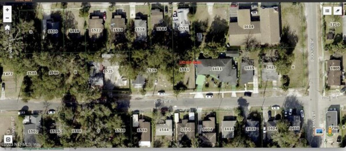 Picture of Residential Land For Sale in Jacksonville, Florida, United States