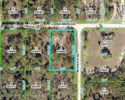 Residential Land For Sale in Weeki Wachee, Florida