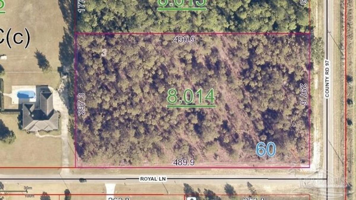 Picture of Residential Land For Sale in Lillian, Alabama, United States