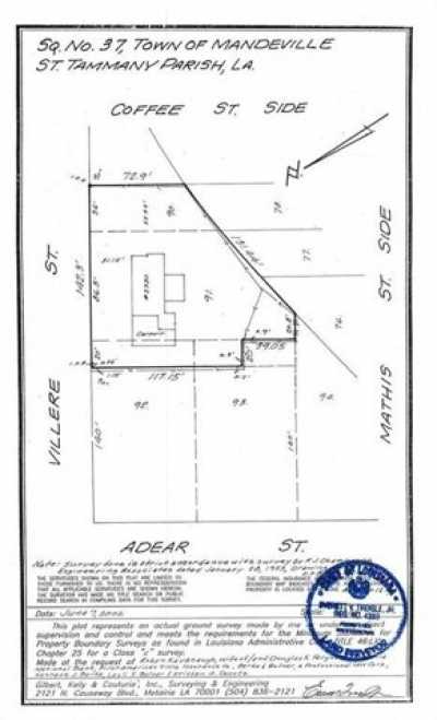 Residential Land For Sale in Mandeville, Louisiana