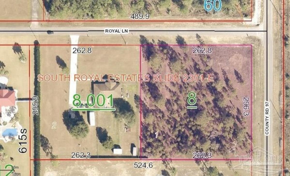 Picture of Residential Land For Sale in Lillian, Alabama, United States