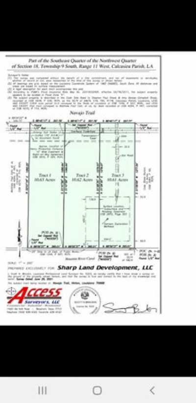 Residential Land For Sale in Vinton, Louisiana