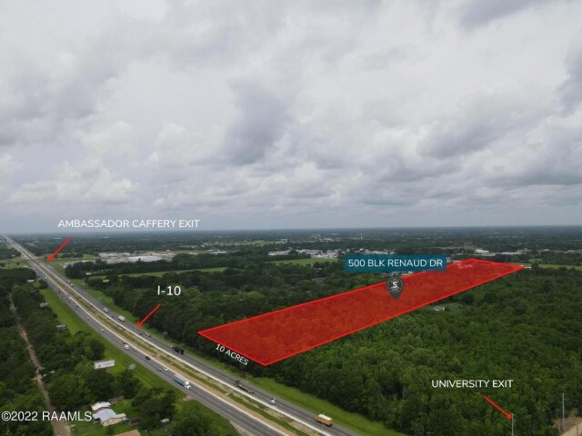 Picture of Residential Land For Sale in Lafayette, Louisiana, United States