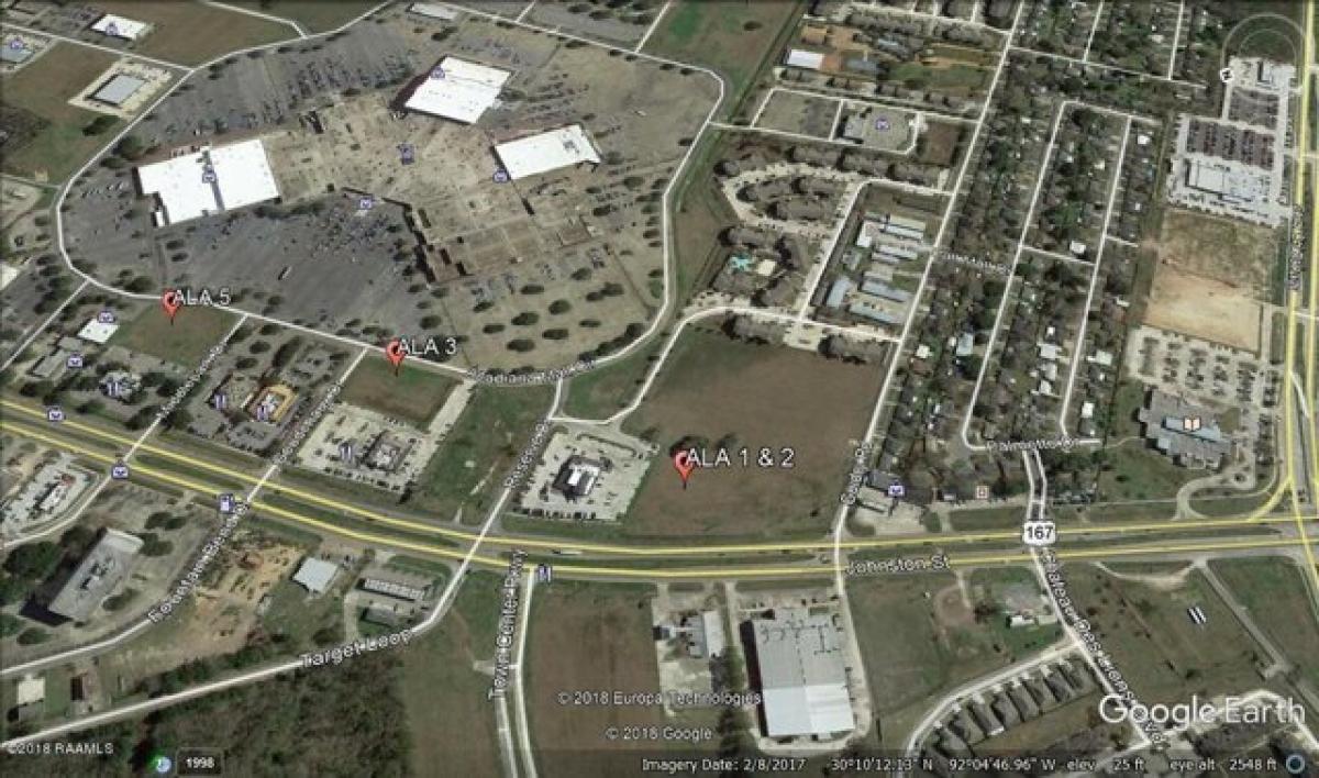 Picture of Residential Land For Sale in Lafayette, Louisiana, United States