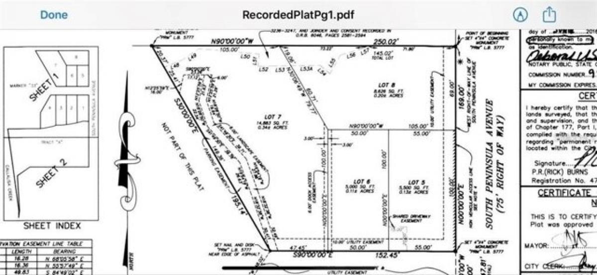 Picture of Residential Land For Sale in New Smyrna Beach, Florida, United States