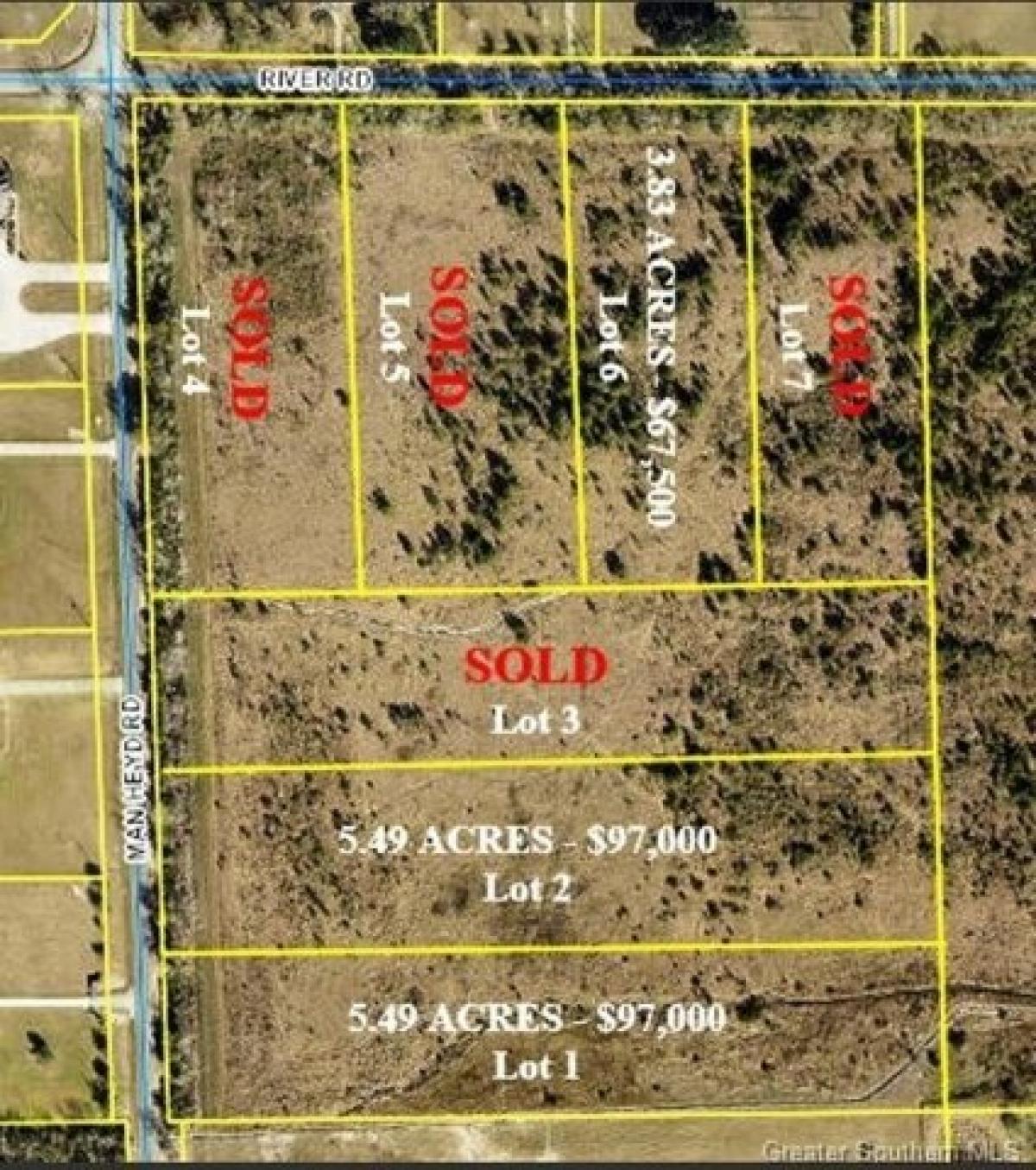 Picture of Residential Land For Sale in Iowa, Louisiana, United States