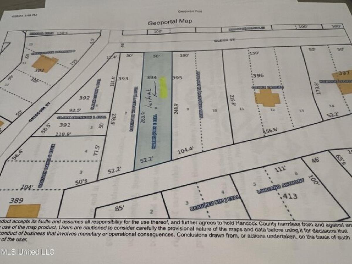 Picture of Residential Land For Sale in Bay Saint Louis, Mississippi, United States