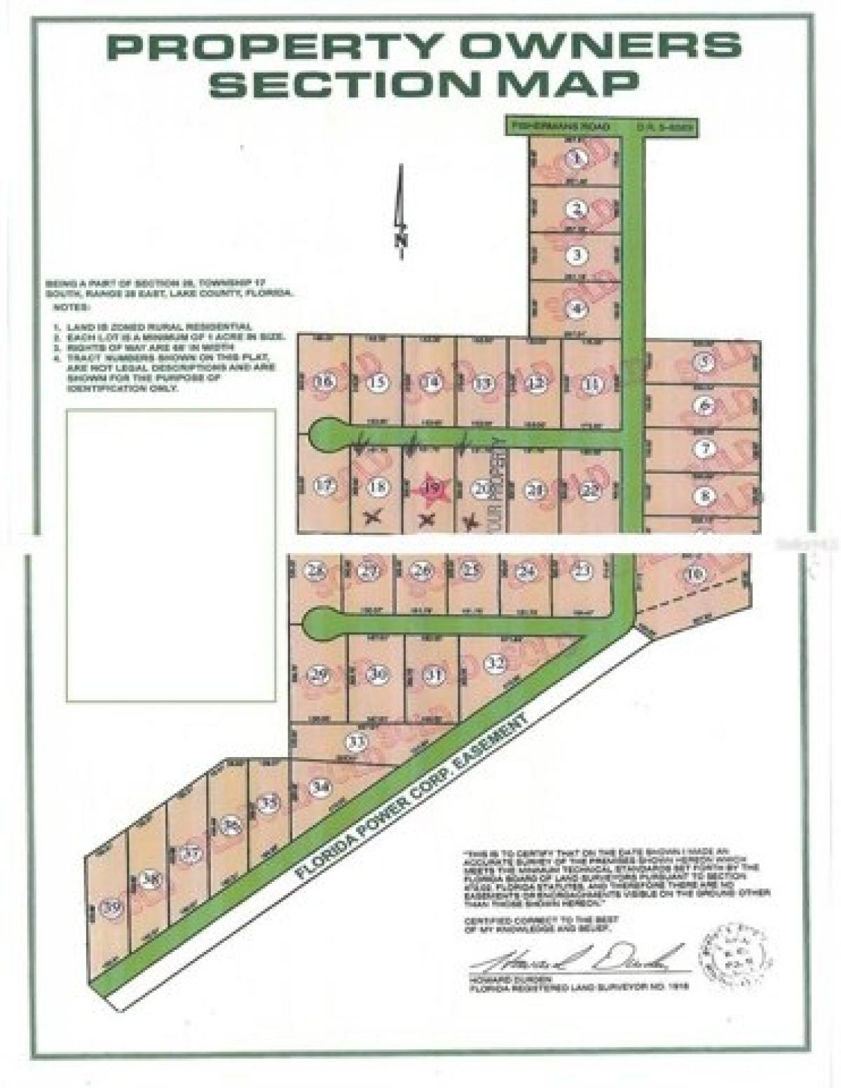 Picture of Residential Land For Sale in Paisley, Florida, United States