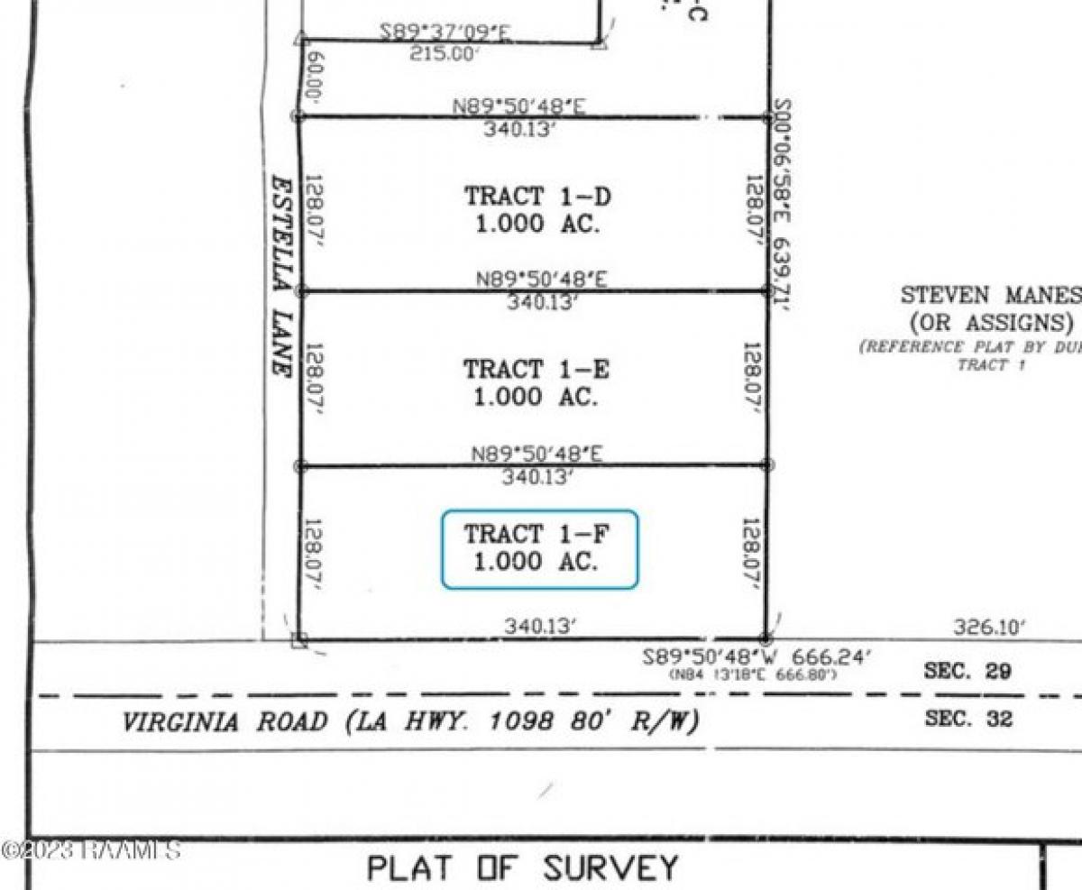 Picture of Residential Land For Sale in Church Point, Louisiana, United States