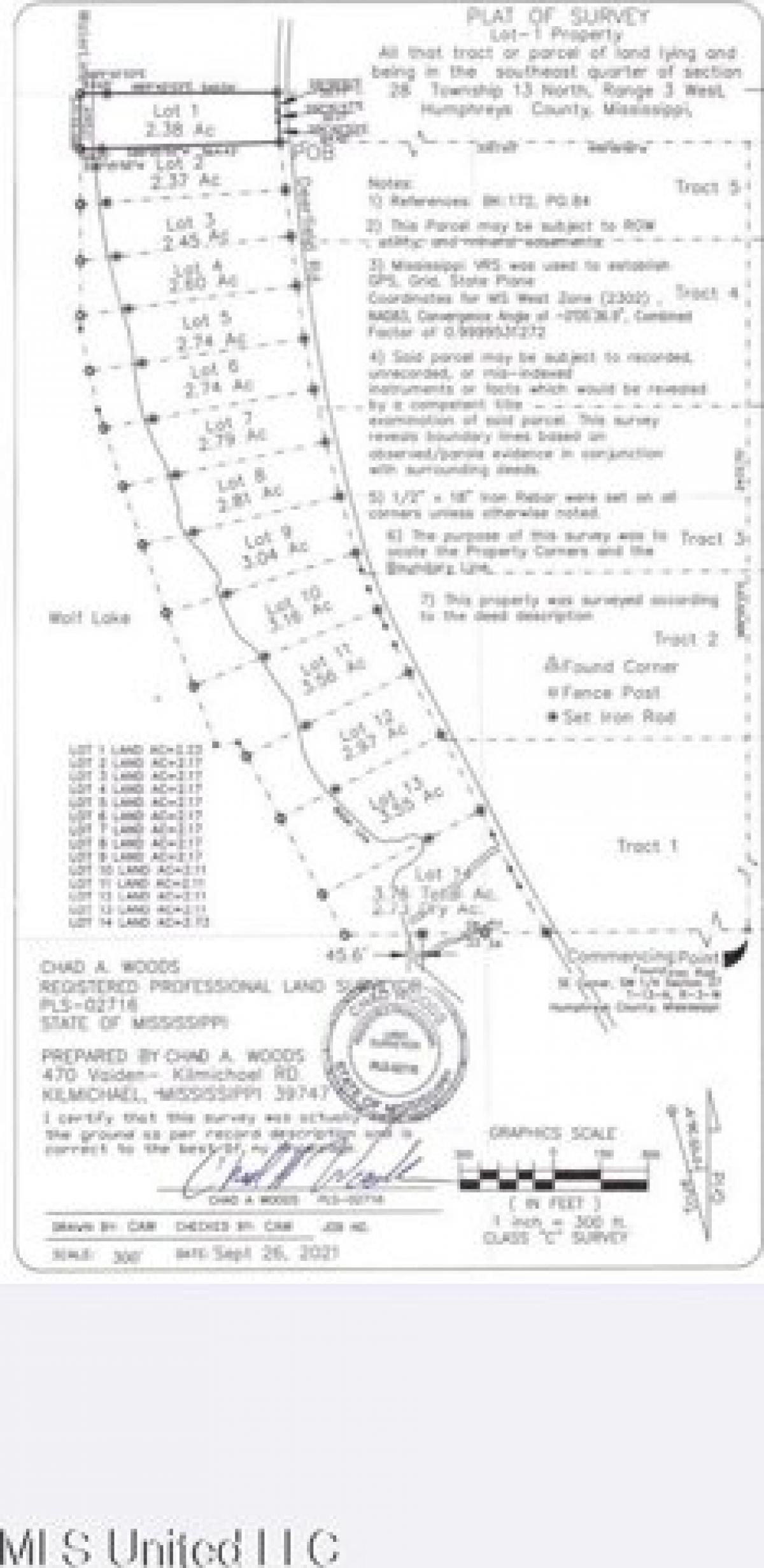 Picture of Residential Land For Sale in Yazoo City, Mississippi, United States