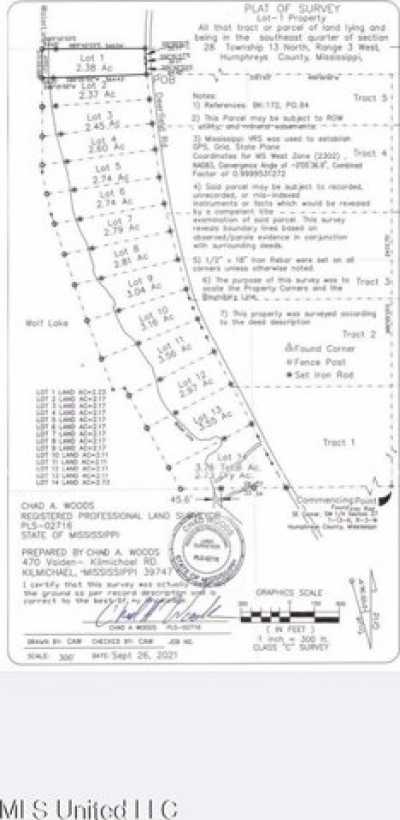 Residential Land For Sale in Yazoo City, Mississippi