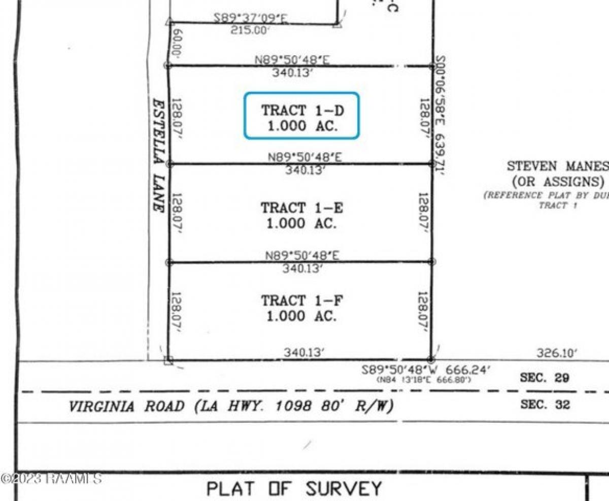 Picture of Residential Land For Sale in Church Point, Louisiana, United States