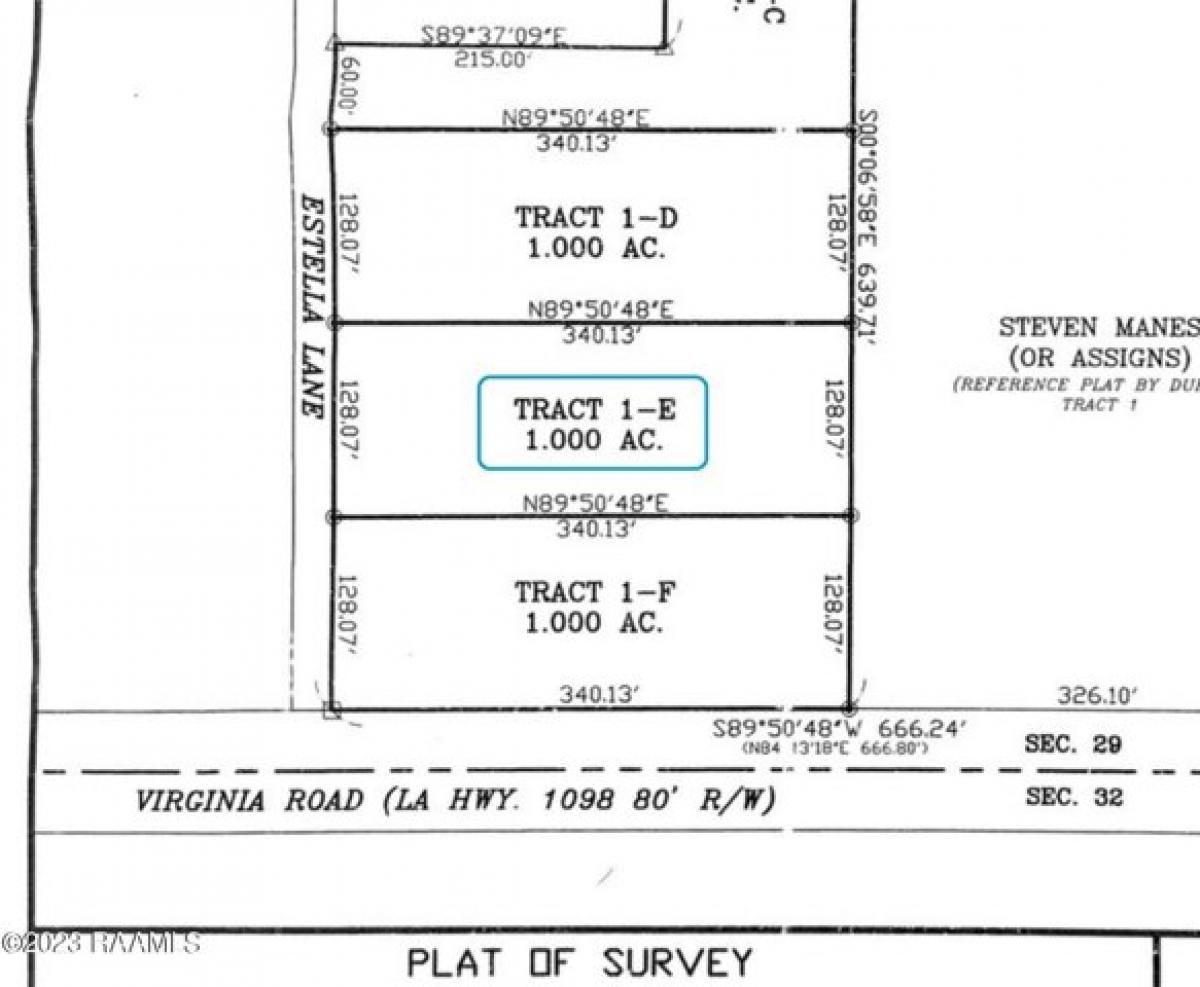 Picture of Residential Land For Sale in Church Point, Louisiana, United States