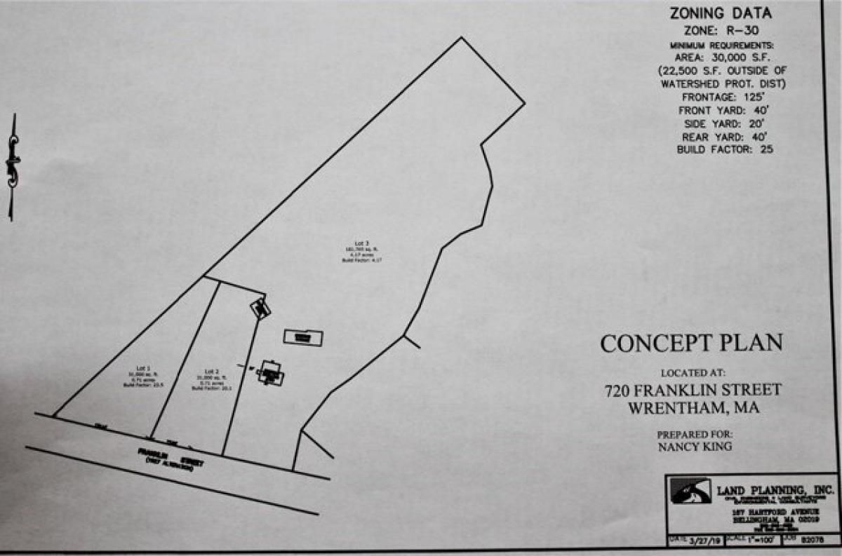 Picture of Residential Land For Sale in Wrentham, Massachusetts, United States