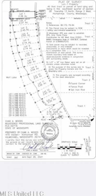 Residential Land For Sale in Yazoo City, Mississippi