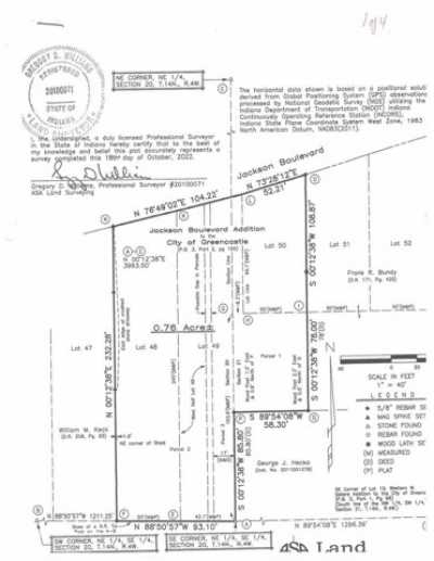 Residential Land For Sale in Greencastle, Indiana