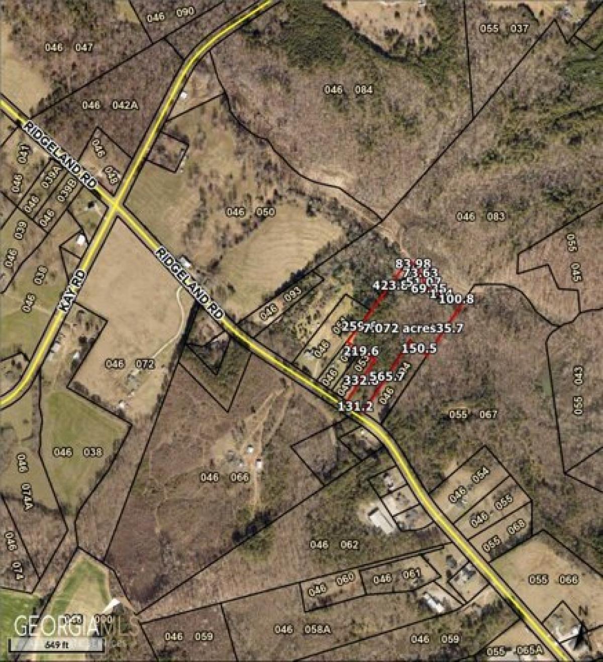 Picture of Residential Land For Sale in Eastanollee, Georgia, United States