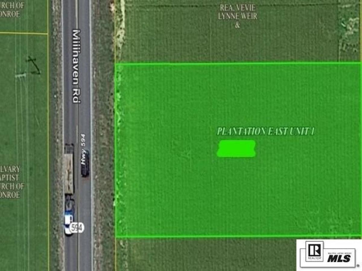 Picture of Residential Land For Sale in Monroe, Louisiana, United States