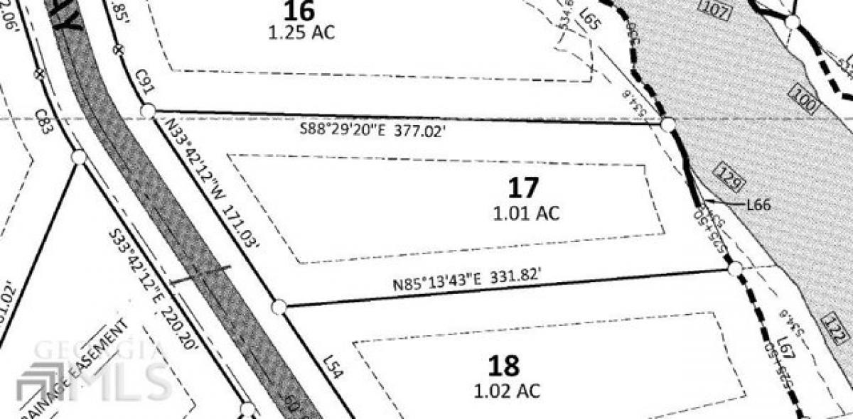 Picture of Residential Land For Sale in Monticello, Georgia, United States