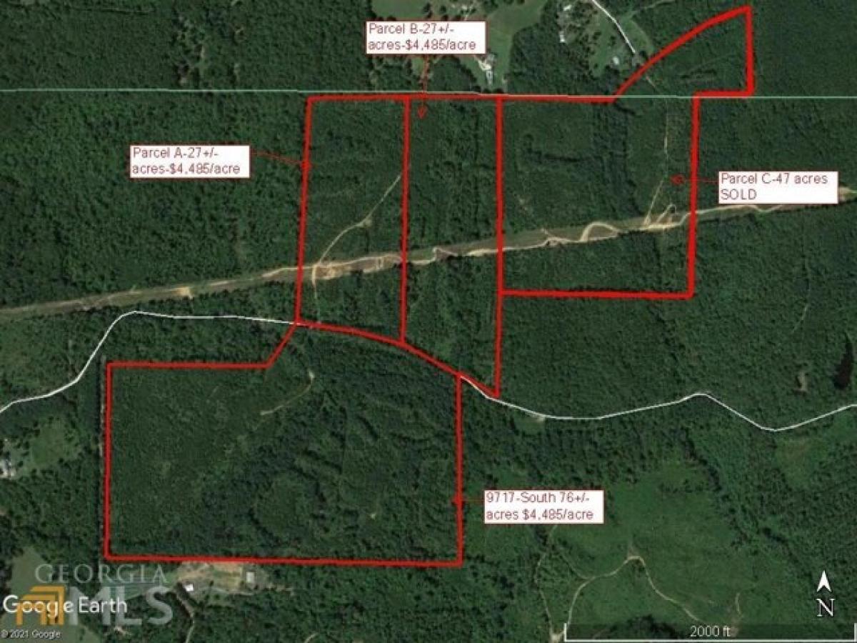 Picture of Residential Land For Sale in Rocky Face, Georgia, United States