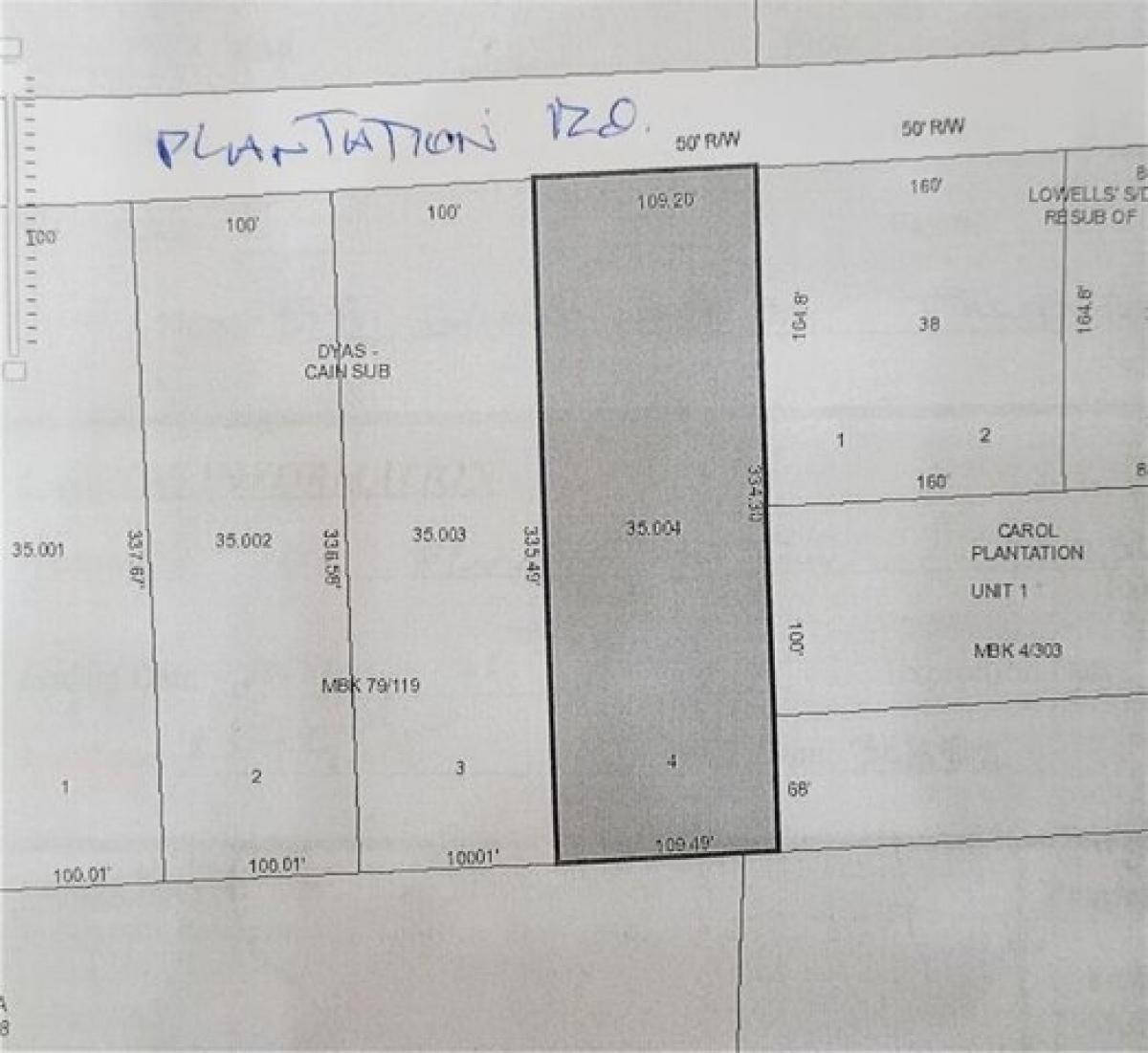 Picture of Residential Land For Sale in Theodore, Alabama, United States