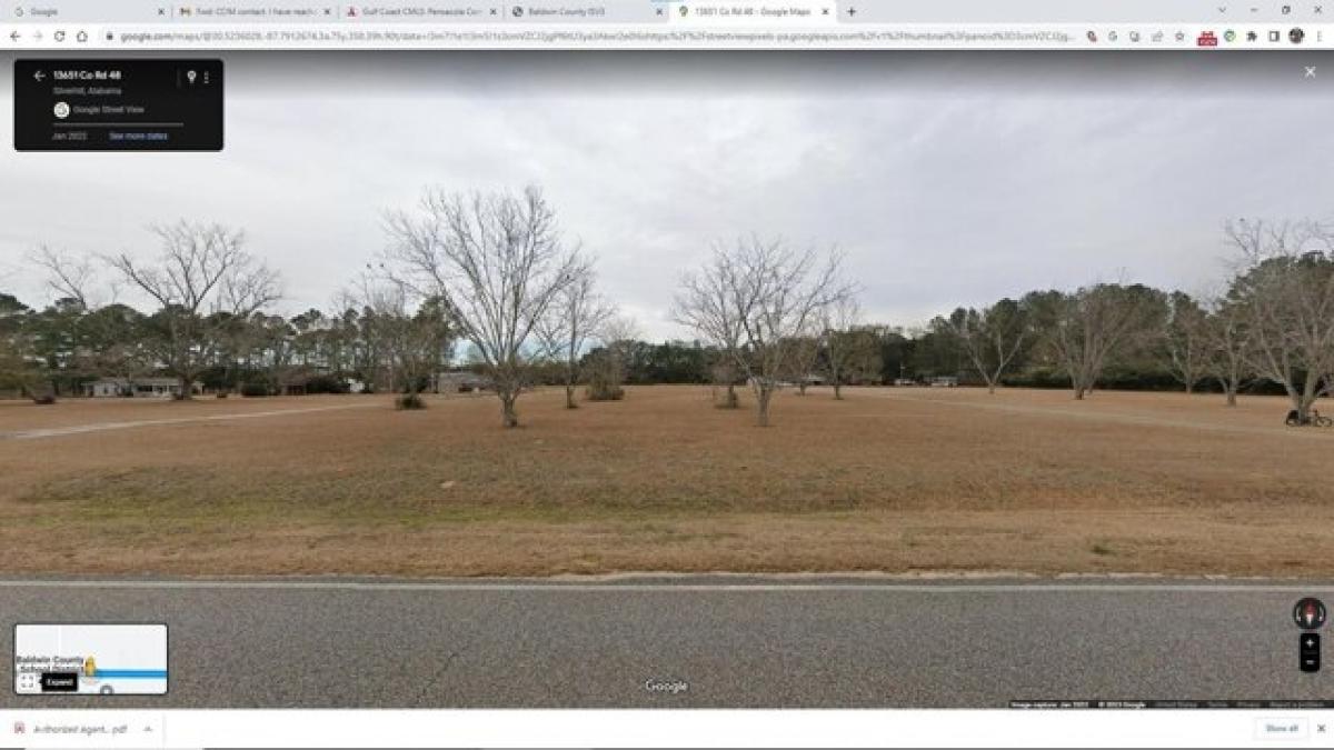 Picture of Residential Land For Sale in Silverhill, Alabama, United States