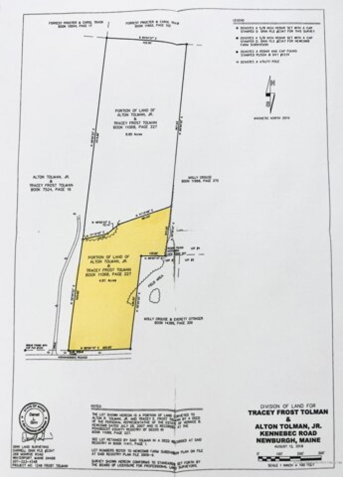 Picture of Residential Land For Sale in Newburgh, Maine, United States