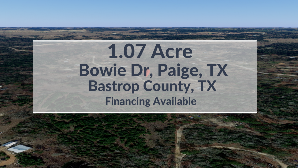 Picture of Residential Land For Sale in Paige, Texas, United States