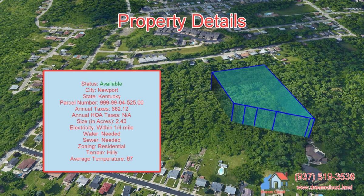 Picture of Residential Land For Sale in Newport, Kentucky, United States