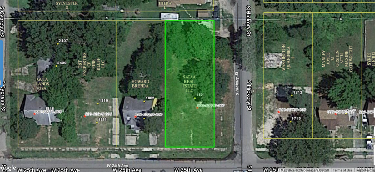 Picture of Residential Land For Sale in Pine Bluff, Arkansas, United States