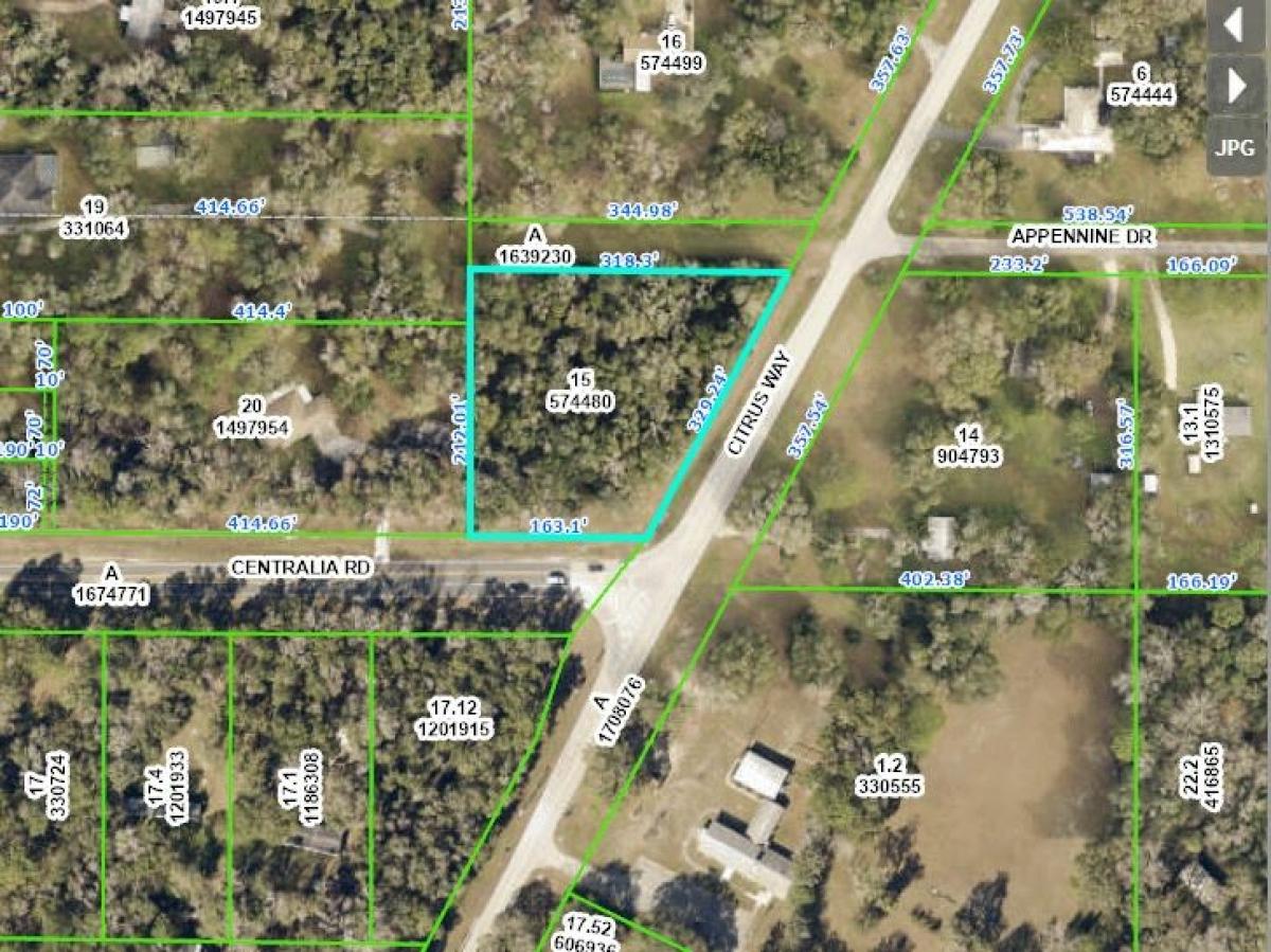 Picture of Residential Land For Sale in Brooksville, Florida, United States