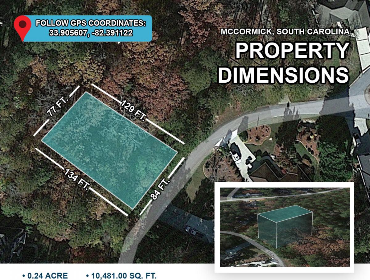 Picture of Residential Land For Sale in Mccormick, South Carolina, United States