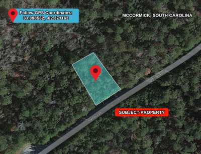 Residential Land For Sale in Mccormick, South Carolina