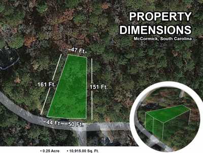 Residential Land For Sale in Mccormick, South Carolina