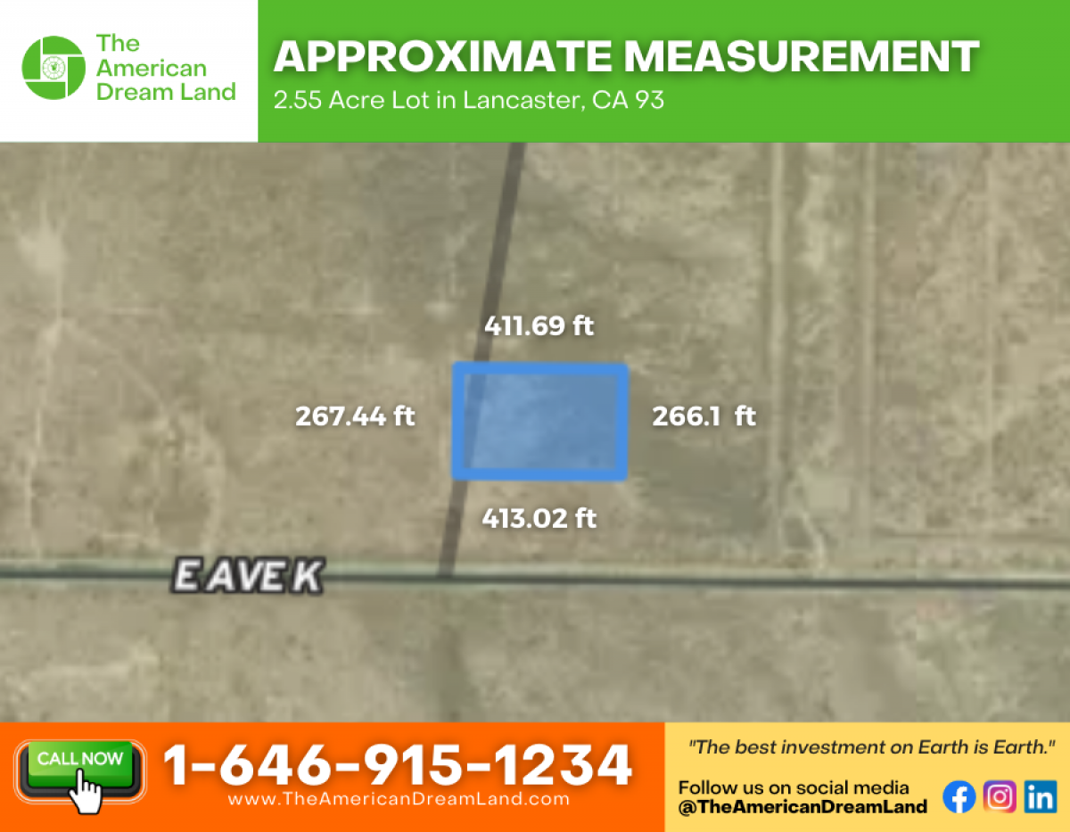 Picture of Residential Land For Sale in Lancaster, California, United States