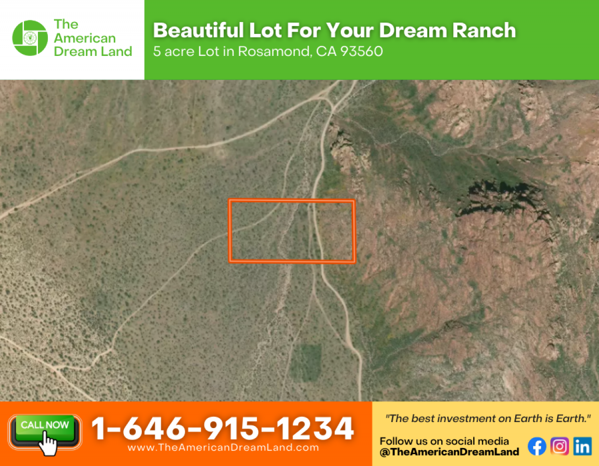 Picture of Residential Land For Sale in Rosamond, California, United States