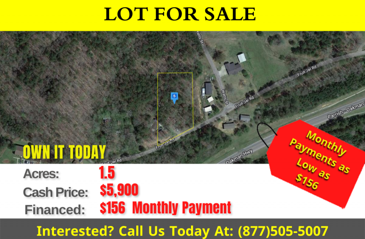 Picture of Residential Land For Sale in Oakman, Alabama, United States