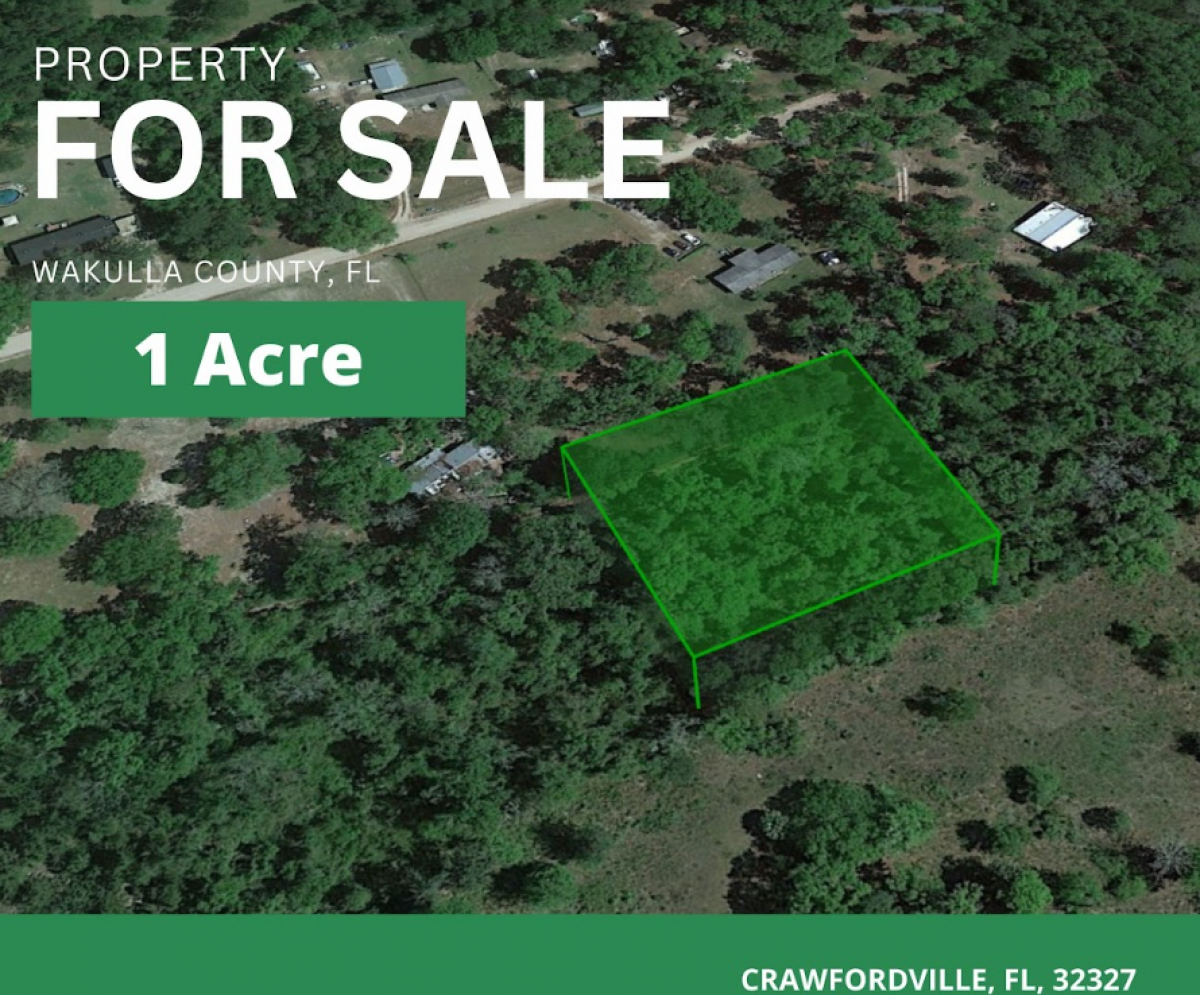 Picture of Residential Land For Sale in Crawfordville, Florida, United States