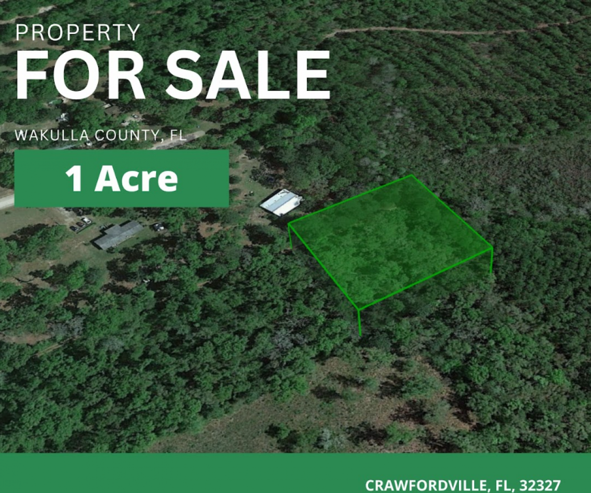 Picture of Residential Land For Sale in Crawfordville, Florida, United States