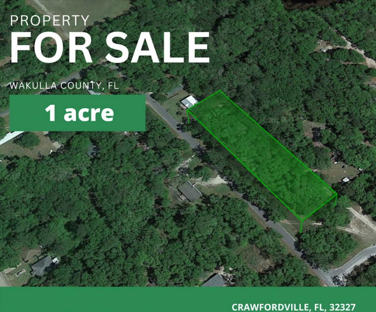 Picture of Residential Land For Sale in Crawfordville, Florida, United States