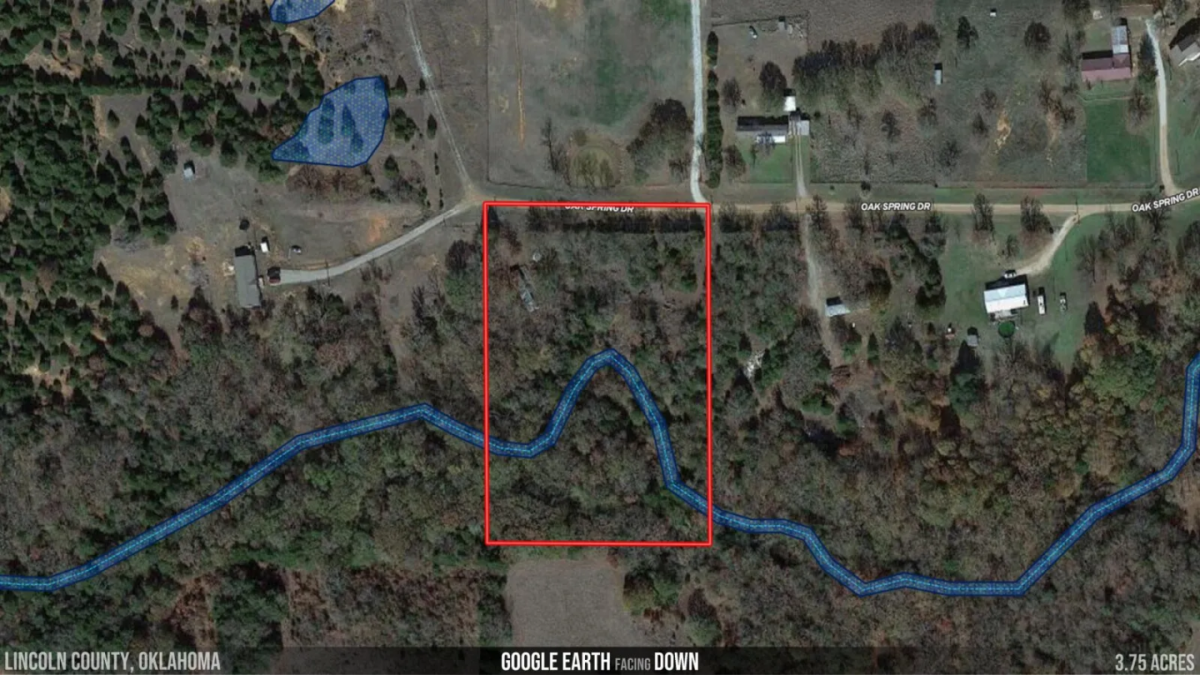 Picture of Residential Land For Sale in Prague, Oklahoma, United States