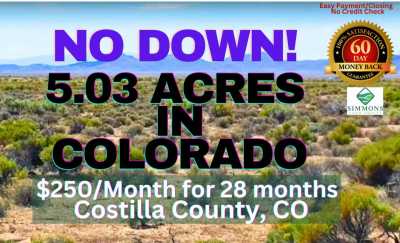 Residential Land For Sale in Blanca, Colorado