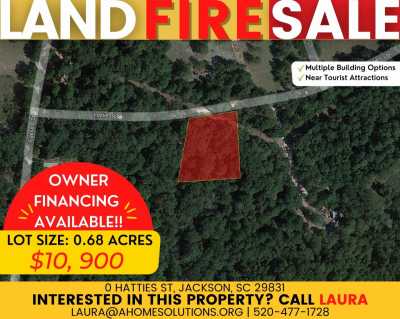 Residential Land For Sale in Jackson, South Carolina