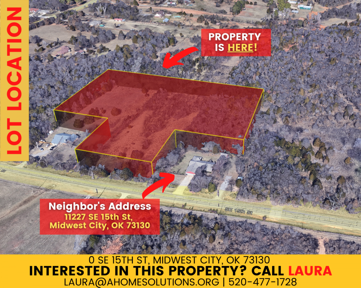 Picture of Residential Land For Sale in Midwest City, Oklahoma, United States