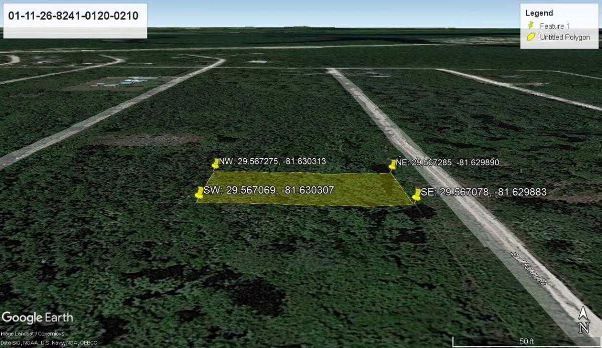 Picture of Residential Land For Sale in Satsuma, Florida, United States