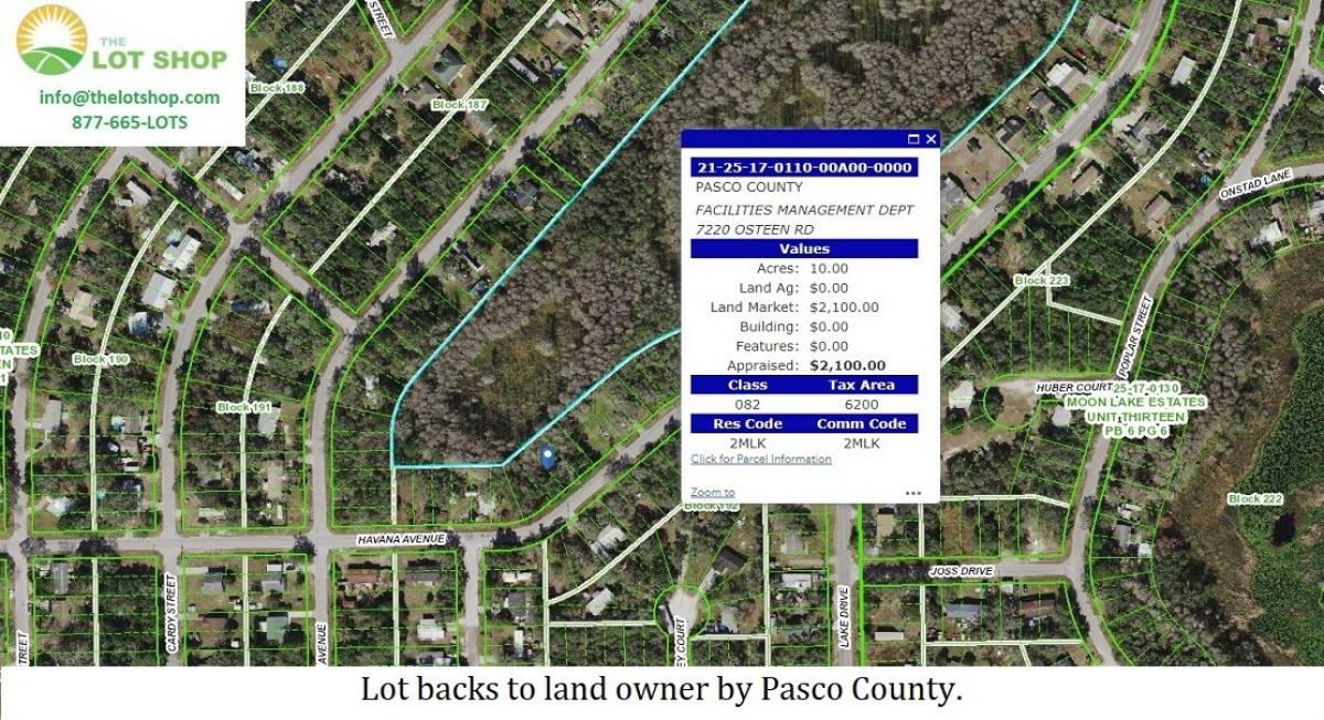 Picture of Residential Land For Sale in New Port Richey, Florida, United States