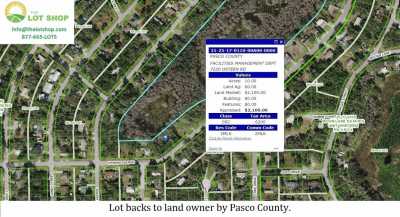 Residential Land For Sale in New Port Richey, Florida