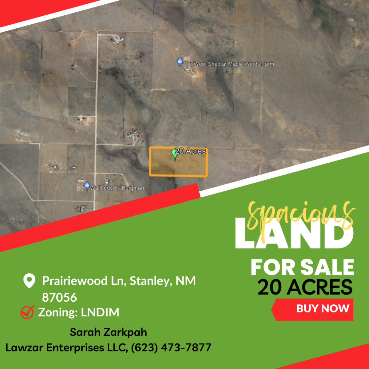 Picture of Residential Land For Sale in Stanley, New Mexico, United States