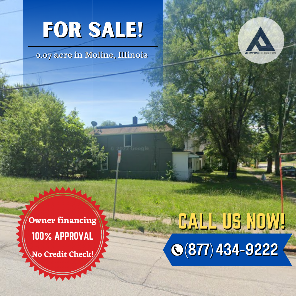 Picture of Residential Land For Sale in Moline, Illinois, United States